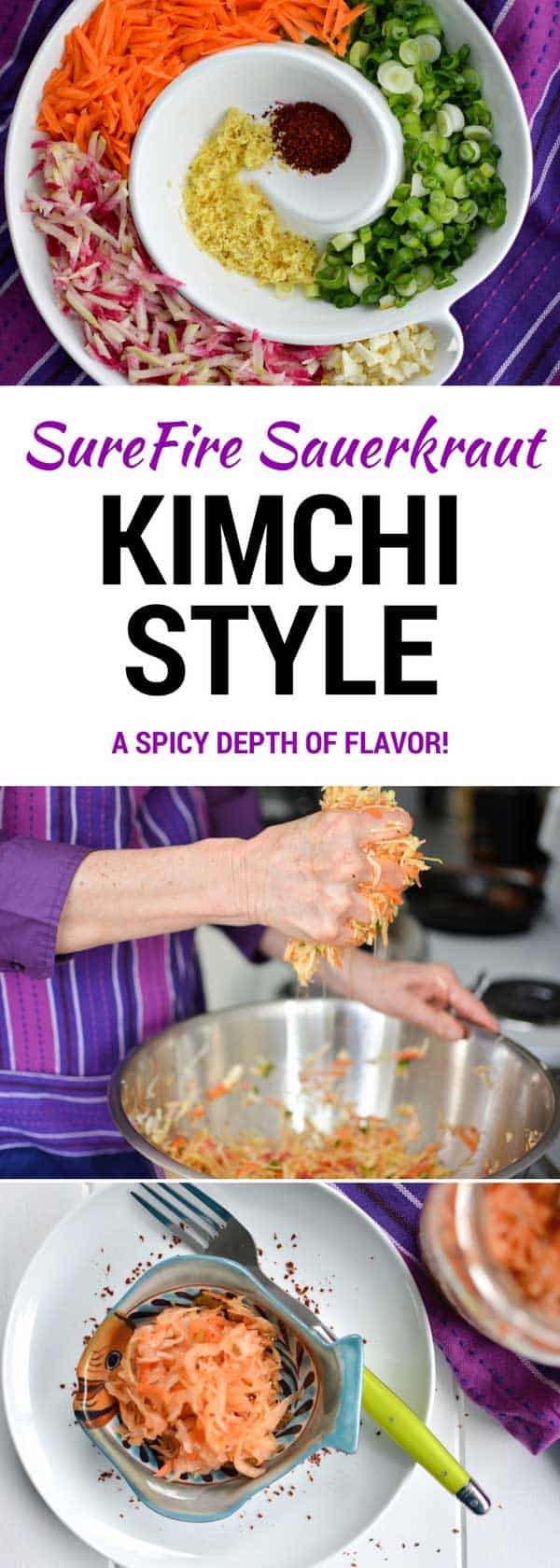 KimchiStyle Sauerkraut Recipe [A SPICY DEPTH OF FLAVOR!] MakeSauerkraut