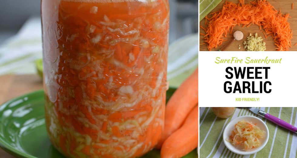 Sweet Garlic Sauerkraut Recipe