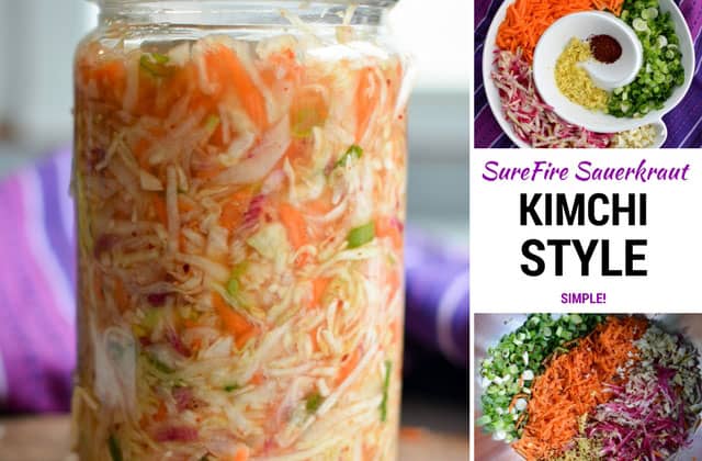 Kimchi Style Sauerkraut Recipe. | makesauerkraut.com