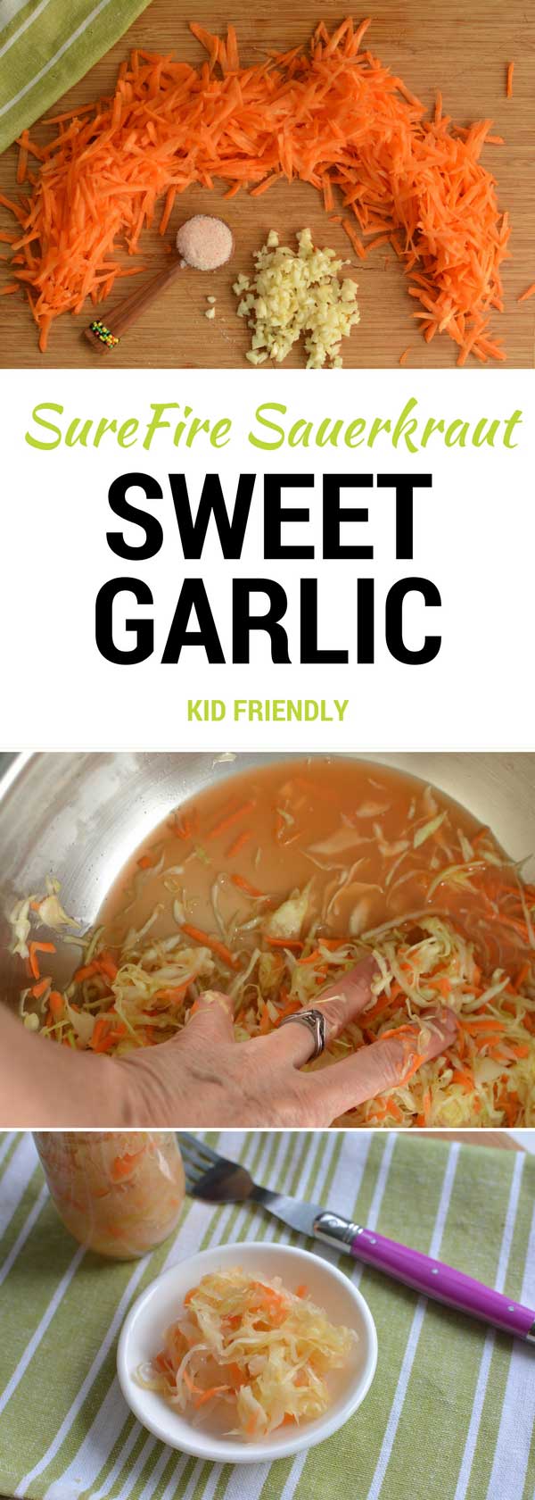 Sweet Garlic Sauerkraut Recipe