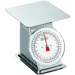 Silver colored analog or mechanical scale. | MakeSauerkraut.com