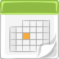 Cartoon illustration of a calendar. | MakeSauerkraut.com