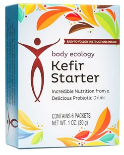 Box of Body Ecology kefir starter for fermented coconut water. | MakeSauerkraut.com