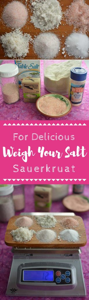 Weigh your salt for the best ferment. | makesauerkraut.com