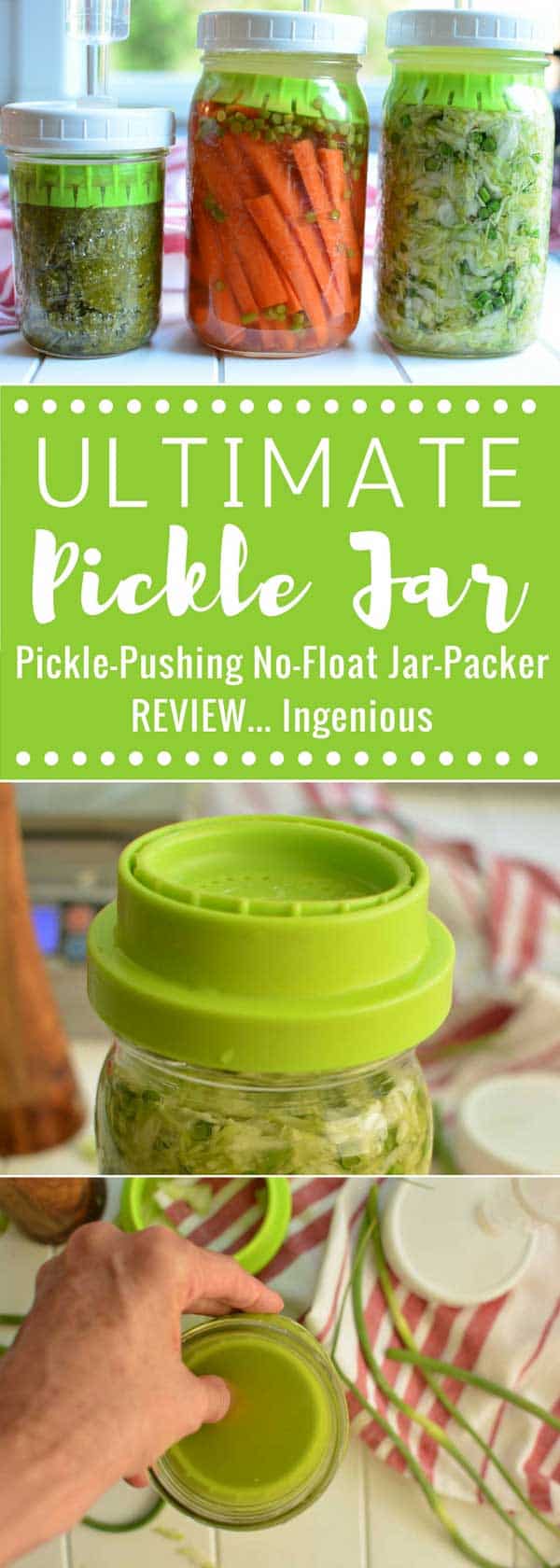 PicklePushing NoFloat JarPacker Review Ingenious MakeSauerkraut