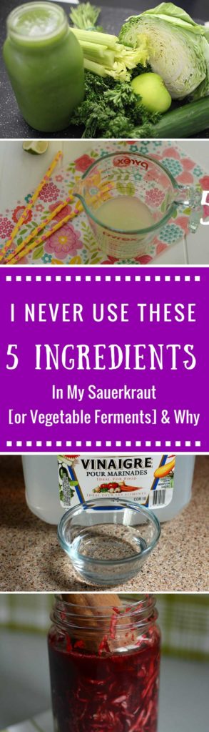 Ingredients I never use in my ferments and why. | makesauerkraut.com