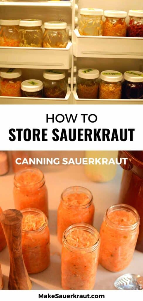 How to Store Sauerkraut (Canning Sauerkraut)