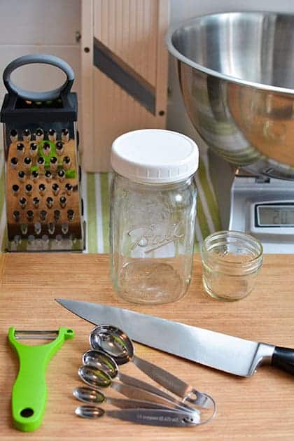 How to make sauerkraut in a jar; equipment. | makesauerkraut.com