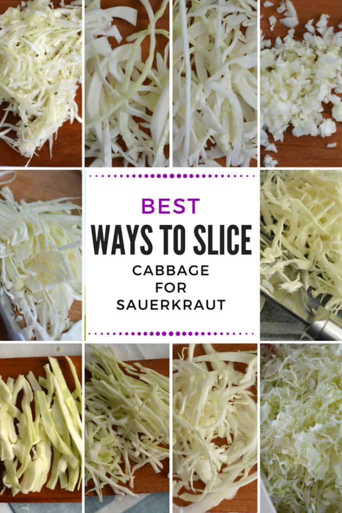 Ways to slice cabbage for sauerkraut. | makesauerkraut.com