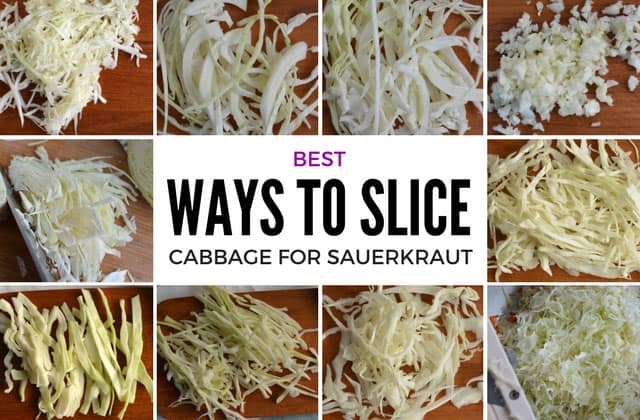 Cabbage Knife Slicer Shredder - Cabbage Shredder for Sauerkraut Coleslaw -  Cabbage Chopper Stainless Steel - Cabbage Cutter with Two Sharp Blades