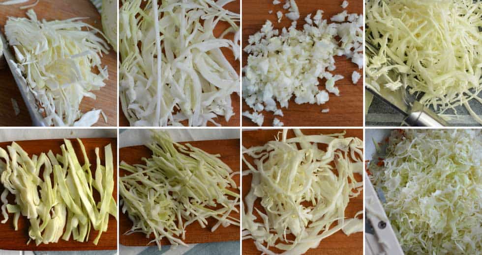 how to shred cabbage in food processor
