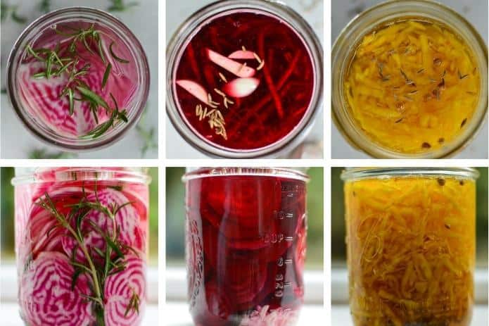 Jars of naturally fermented beets. | MakeSauerkraut.com
