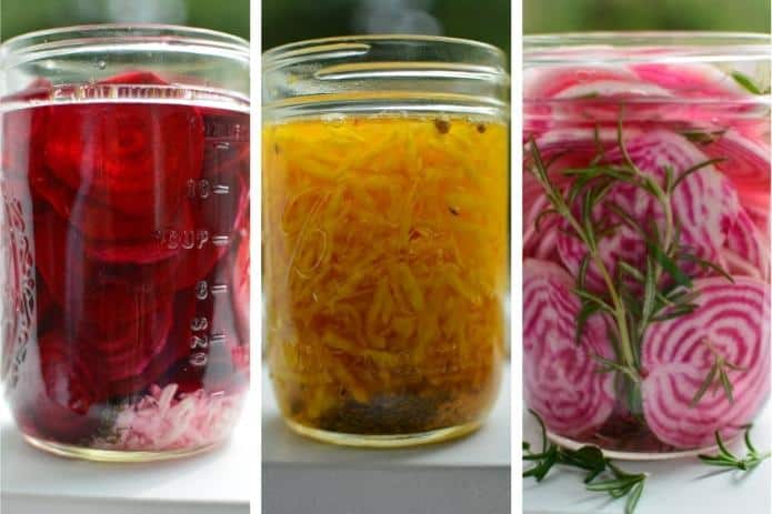 Three jars of fermented beets. | MakeSauerkraut.com
