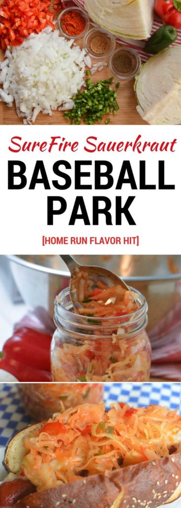 Baseball Park Sauerkraut Recipe. | makesauerkraut.com