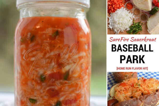 Baseball Park Sauerkraut Recipe. | makesauerkraut.com