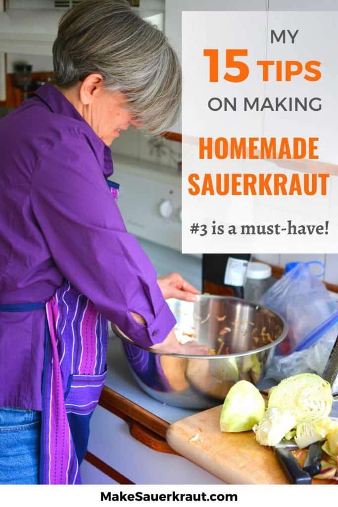 15 Expert Fermentation Tips for successfully fermenting homemade sauerkraut