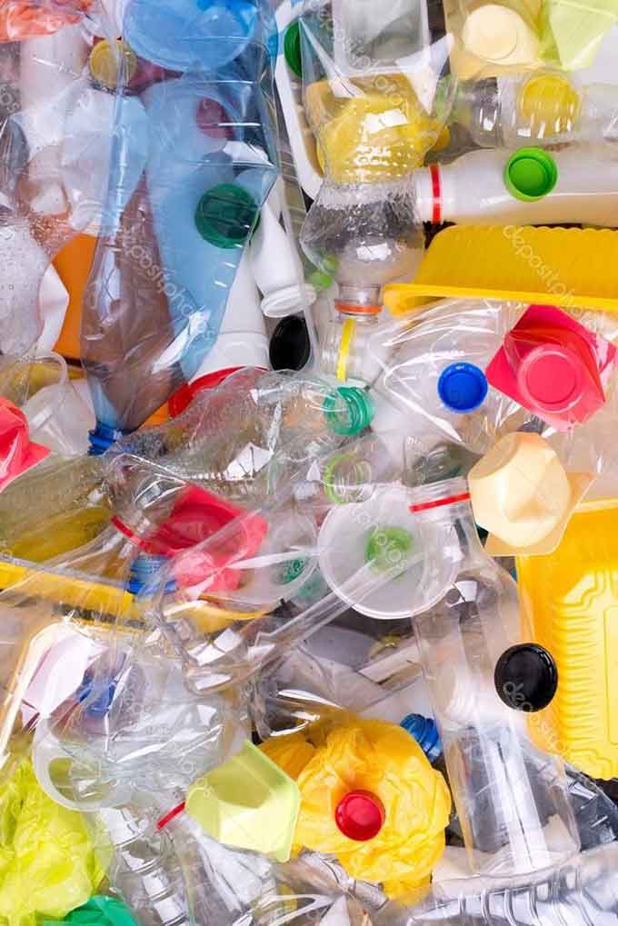 Piles of plastic bottles and containers. | MakeSauerkraut.com