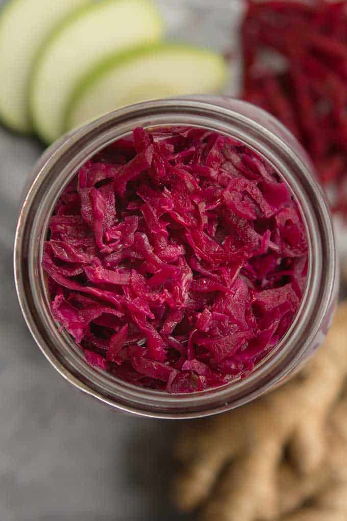 Fermented on sale red cabbage