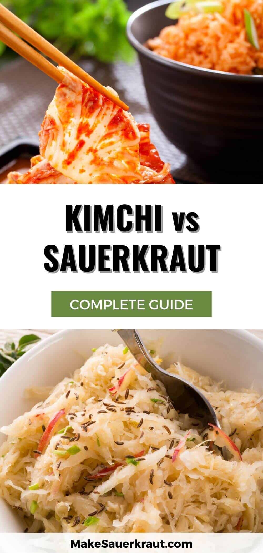 Kimchi vs. Sauerkraut [The Complete Guide] MakeSauerkraut
