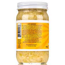 Jar of sauerkraut with a screw on lid. | MakeSauerkraut.com