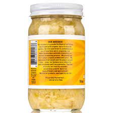 Jar of sauerkraut with a screw on lid. | MakeSauerkraut.com