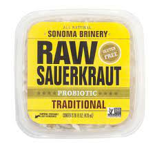 Tub of Sonoma Brinery sauerkraut. | MakeSauerkraut.com