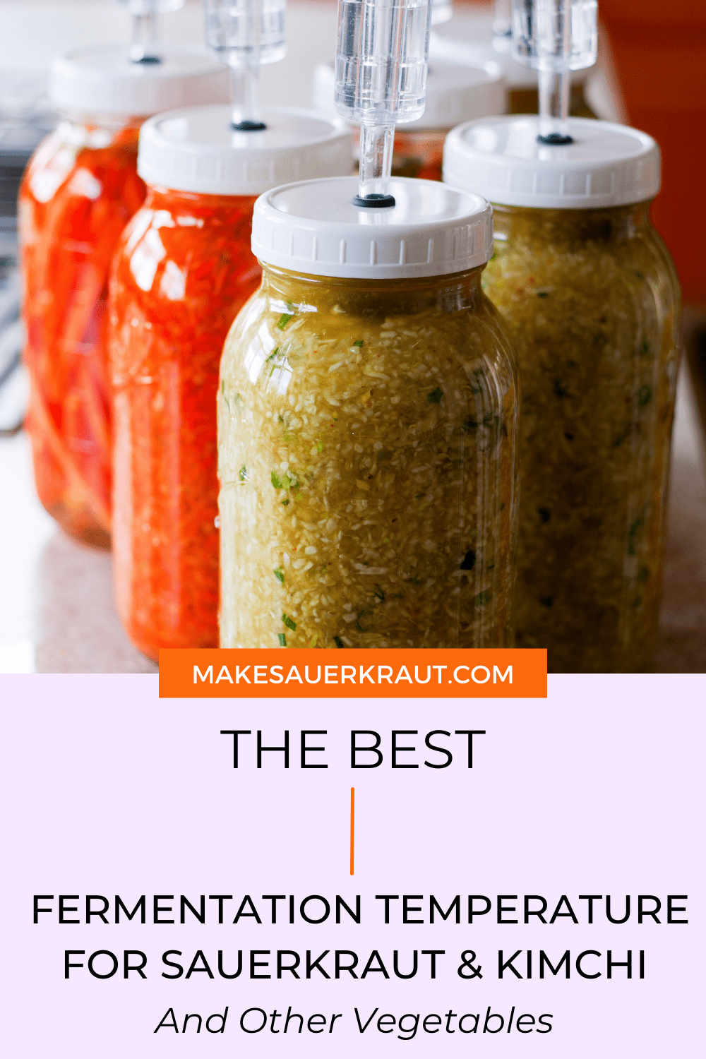 The Best Fermentation Temperature {Sauerkraut, Pickles, Kimchi}
