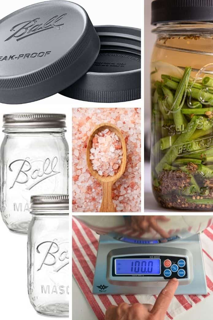 best fermentation tools Weight, scale, salt and jar for fermentation tools. | MakeSauerkraut.com.