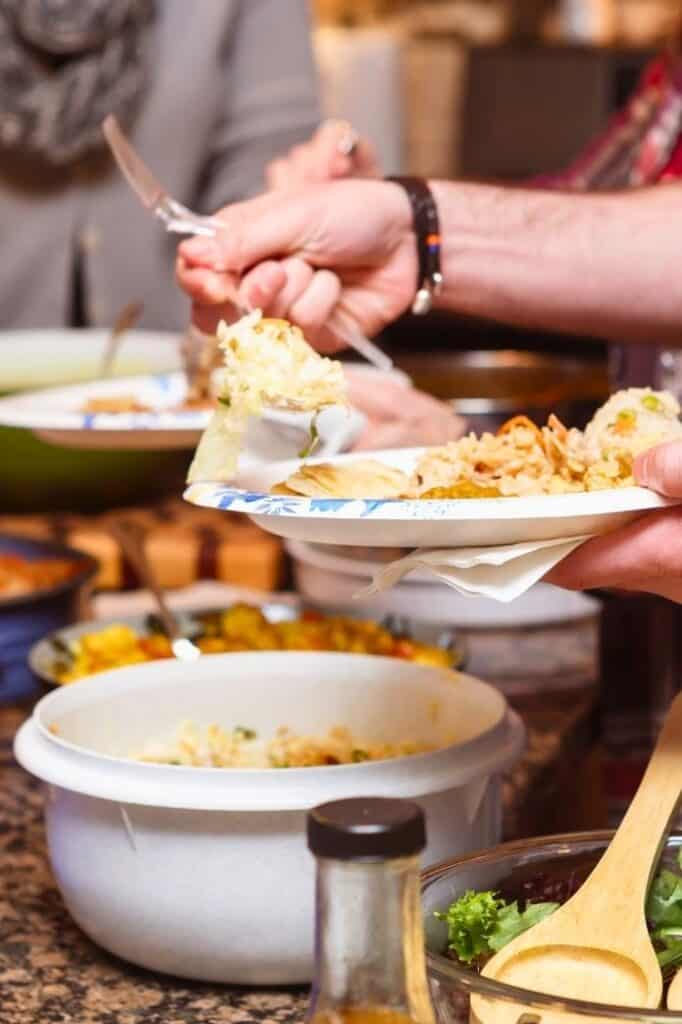 A table filled with different food. | makesauerkraut.com