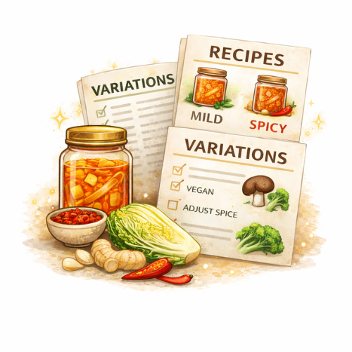 Kimchi variations