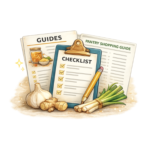 kimchi pantry list